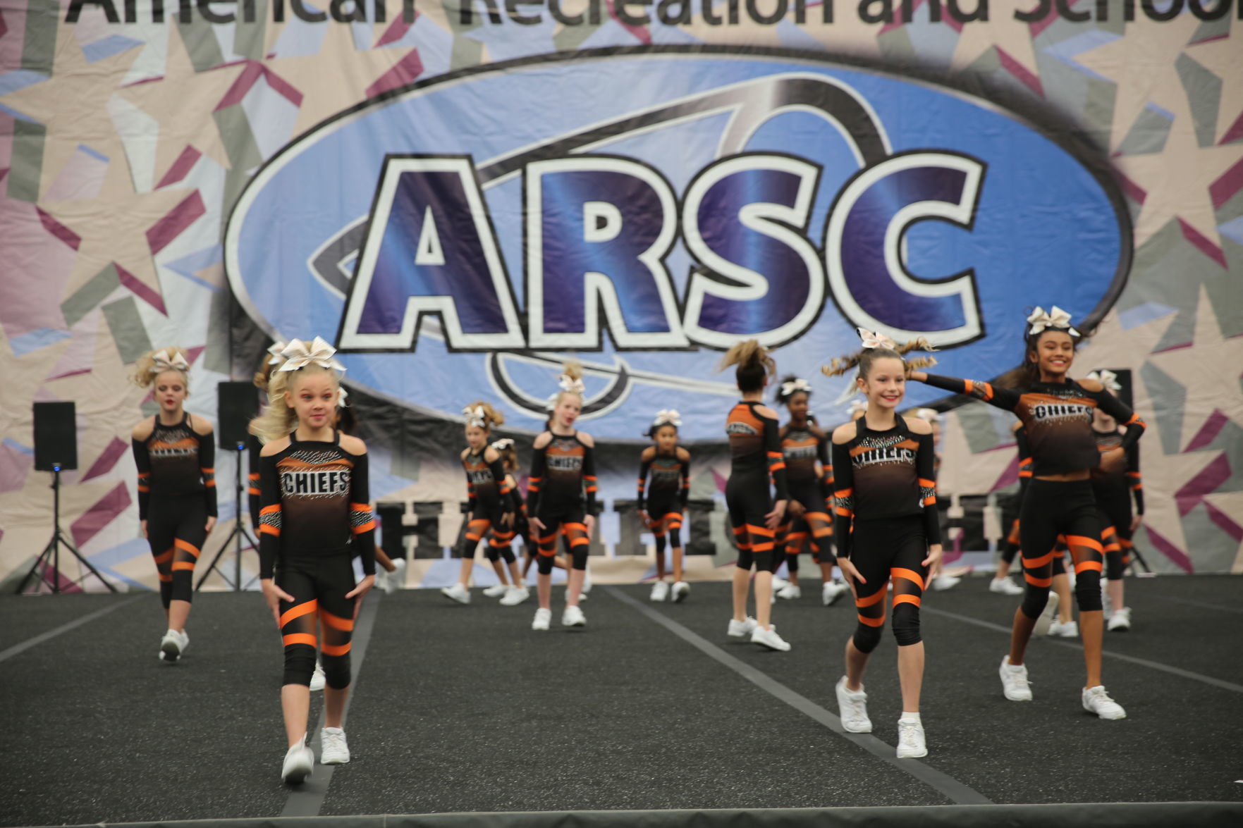 Cheerleading event at Wildwoods Convention Center